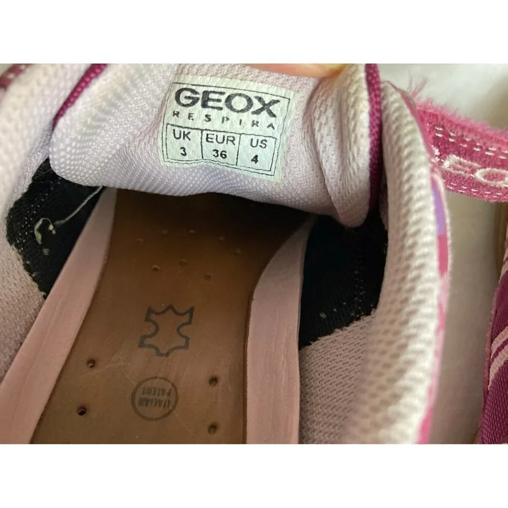Girls Geox Respira Sneaker‎ Pink 4